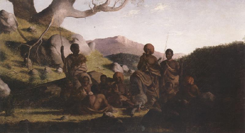 Robert Dowling Tasmanian Aborigines Sweden oil painting art